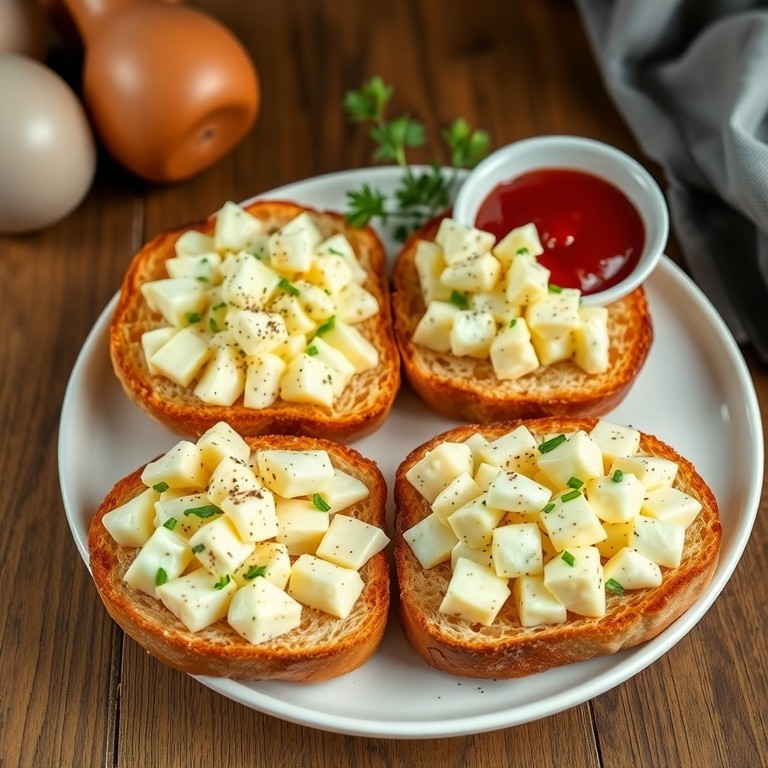 Egg and Mayonnaise Salad Toasts