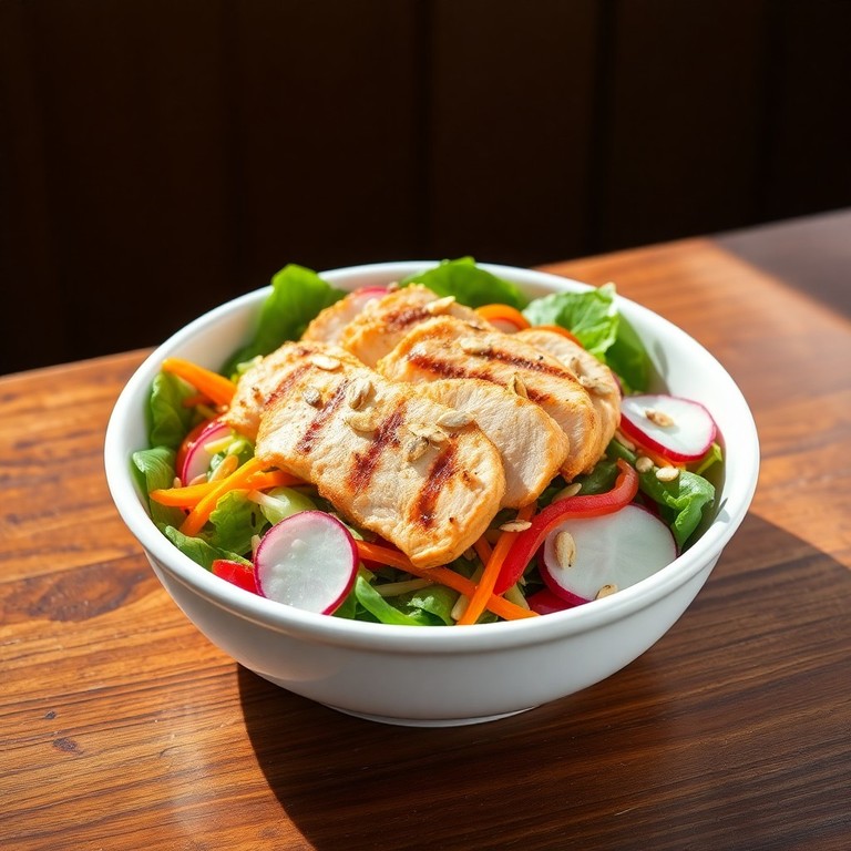 Salade de Poulet aux Légumes Croquants