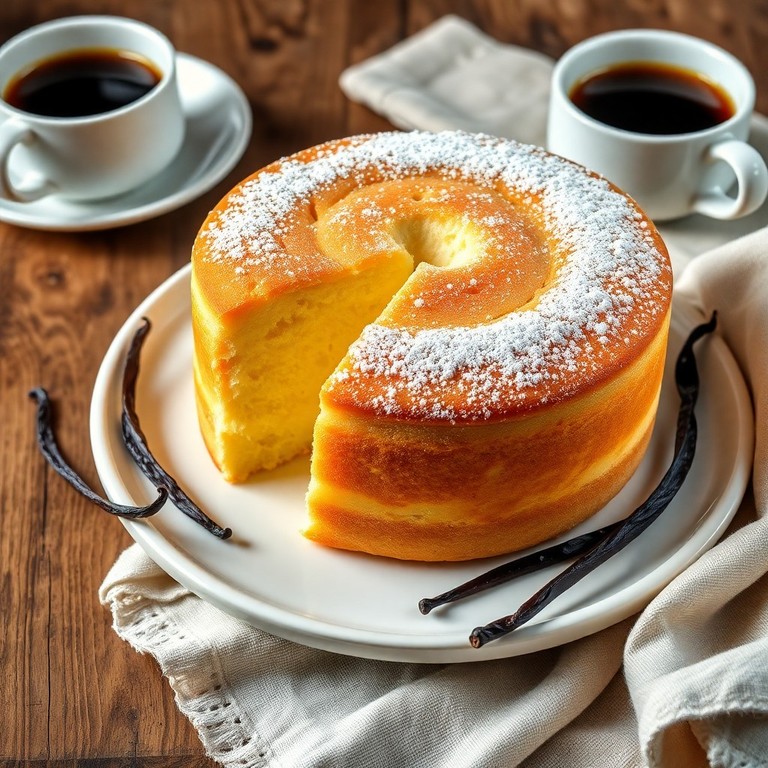 Bizcocho de Vainilla Esponjoso