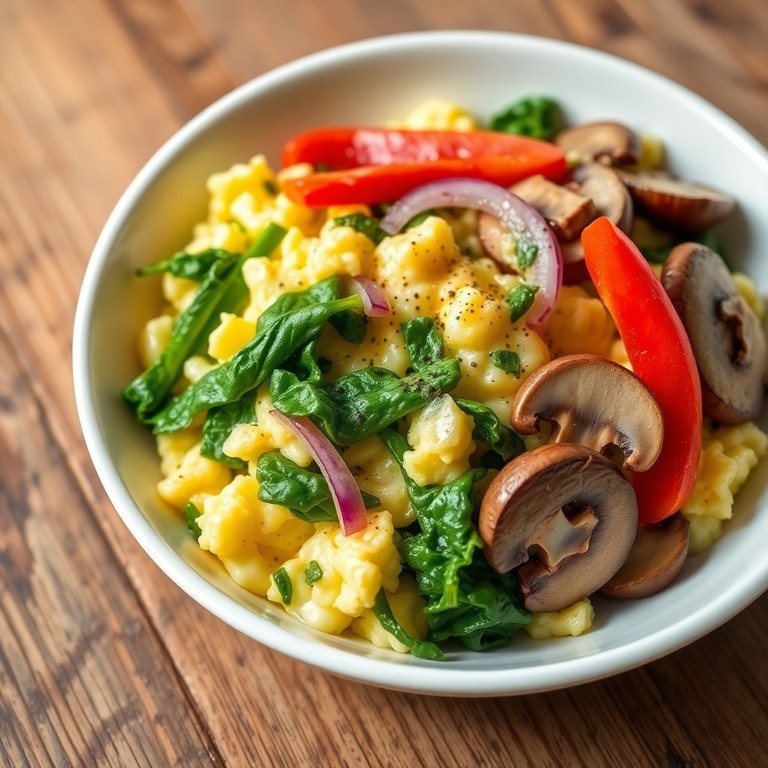 Revuelto de Huevos Fitness con Verduras
