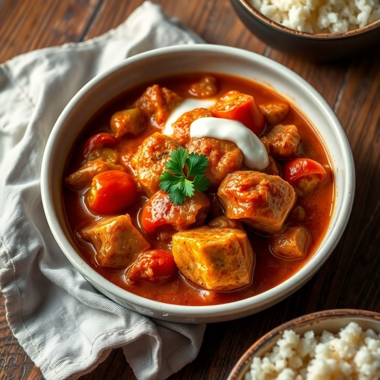 Ragoût de Congre aux Oignons et Tomates