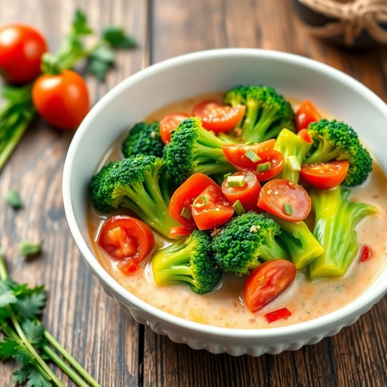 Asiatische Brokkoli-Gemüsepfanne mit Ingwer und Kokosmilch - Mr. Cook