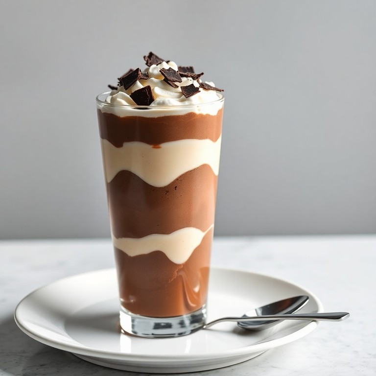 Parfait Cremoso de Chocolate com Essência de Baunilha
