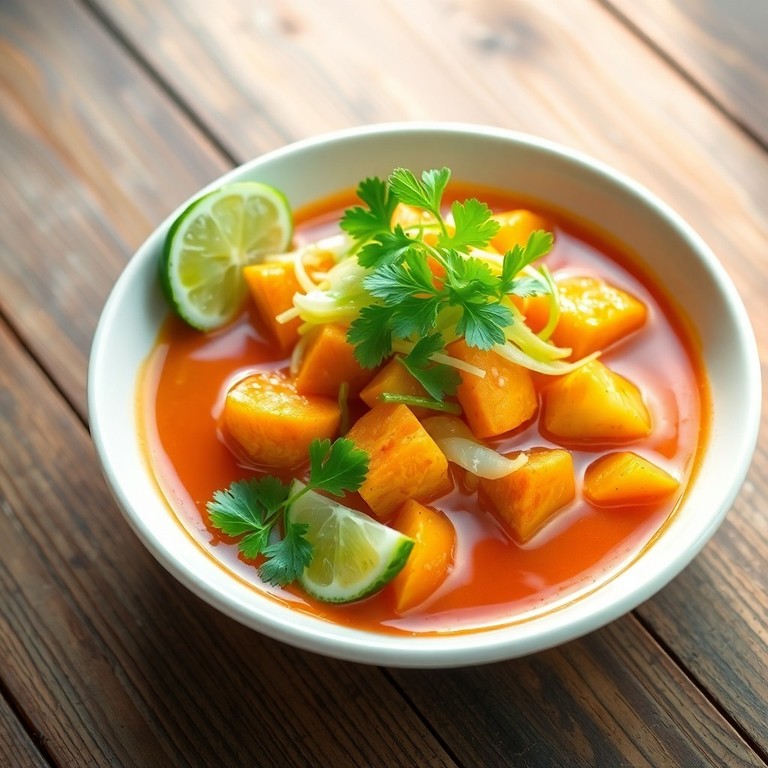 Soupe asiatique aux Carottes et Chou Pointu