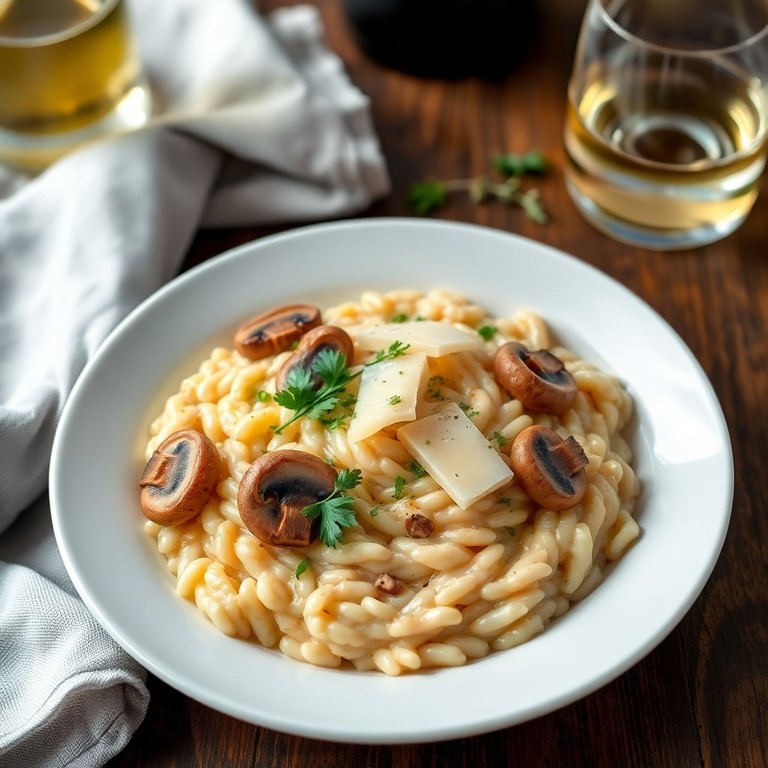Mushroom Risotto with Fresh Herbs