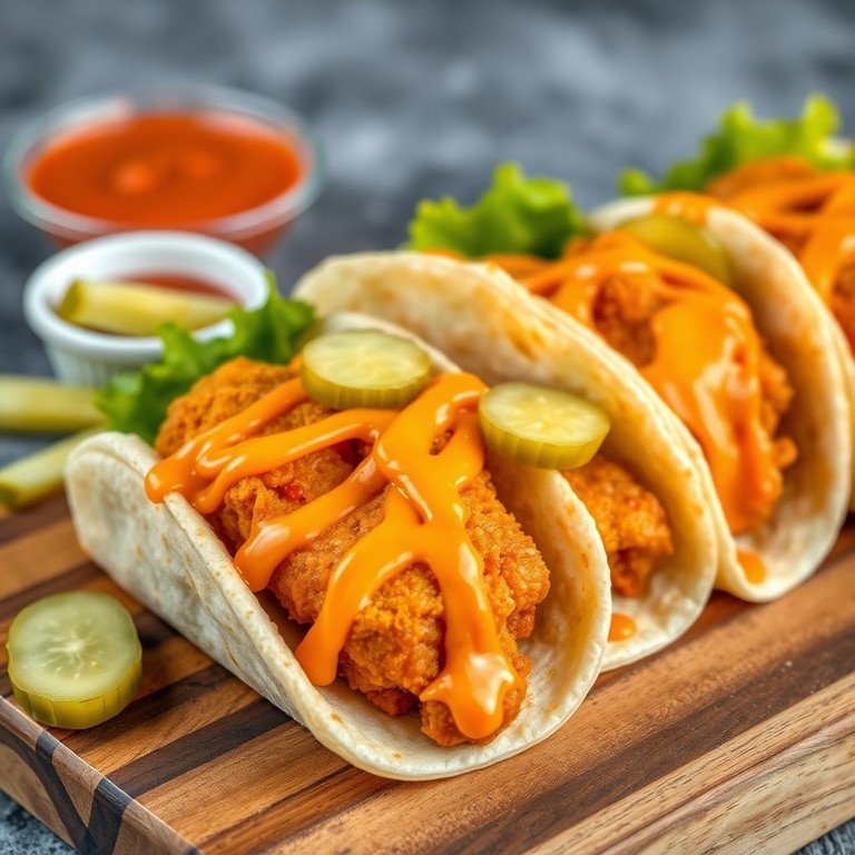 Crispy Chicken Tenders Wraps with Spicy Chick-fil-A Sauce