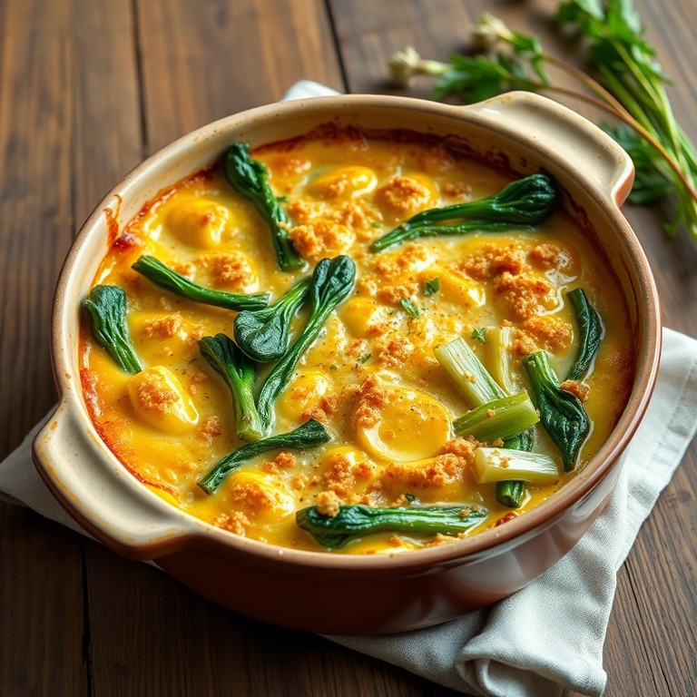 Gratin de Blettes, Poireaux et Fromage Fondant