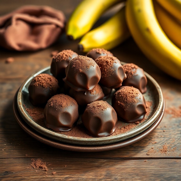 Trufas de Cacao y Chocolate Negro