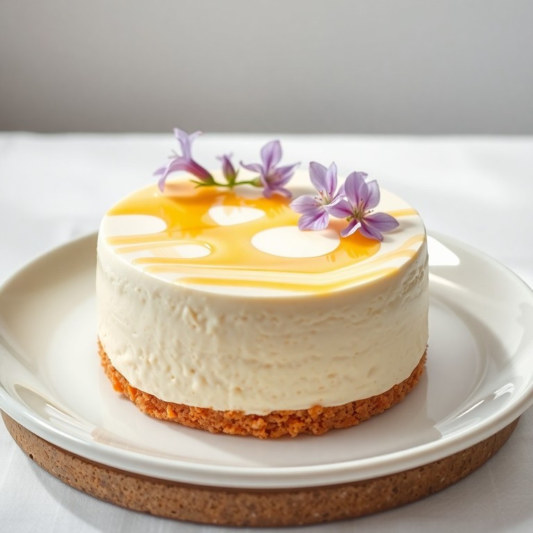 Wildflower Honey Foxglove Cheesecake