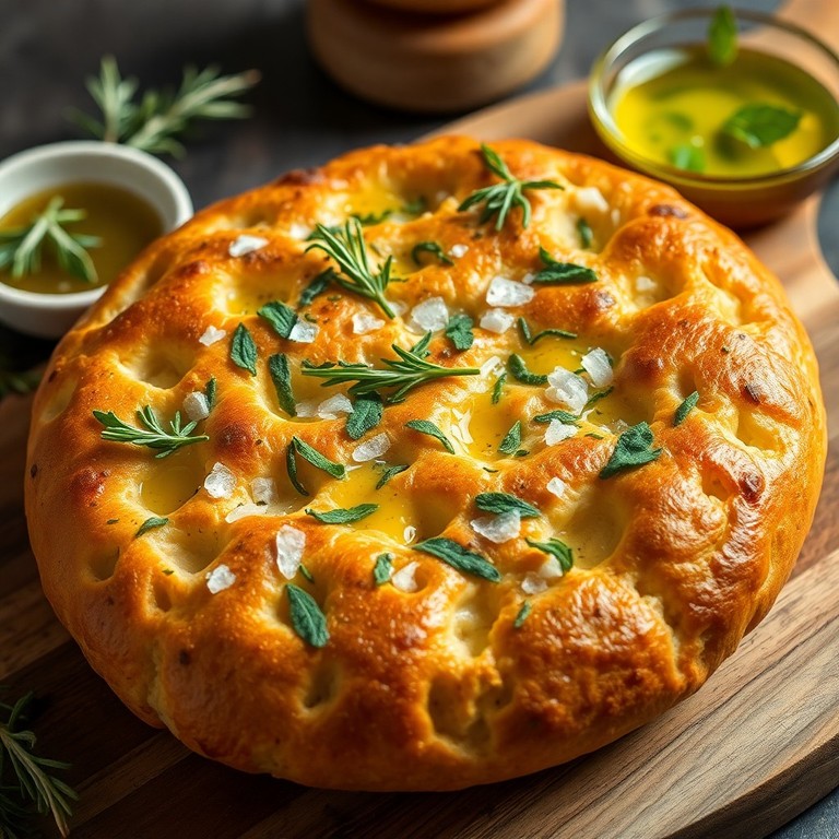 Focaccia de Batata e Ervas