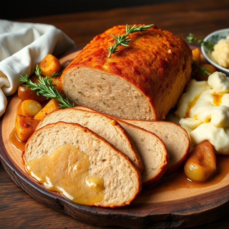 Herzhafter Seitan-Braten vom Thermomix