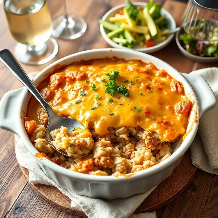 Chinakohl-Hackfleisch-Reis-Auflauf