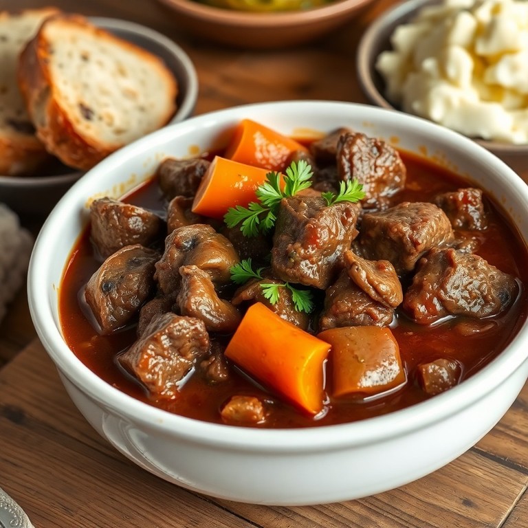 Estofado de carne estilo francés