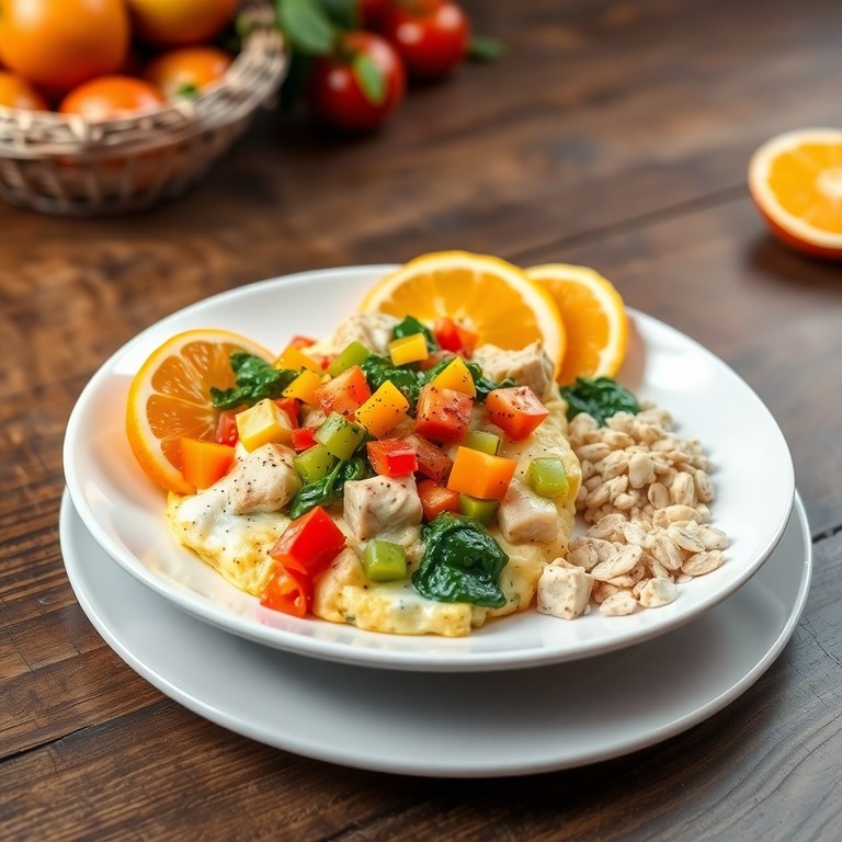 Hearty Breakfast Egg & Veggie Scramble