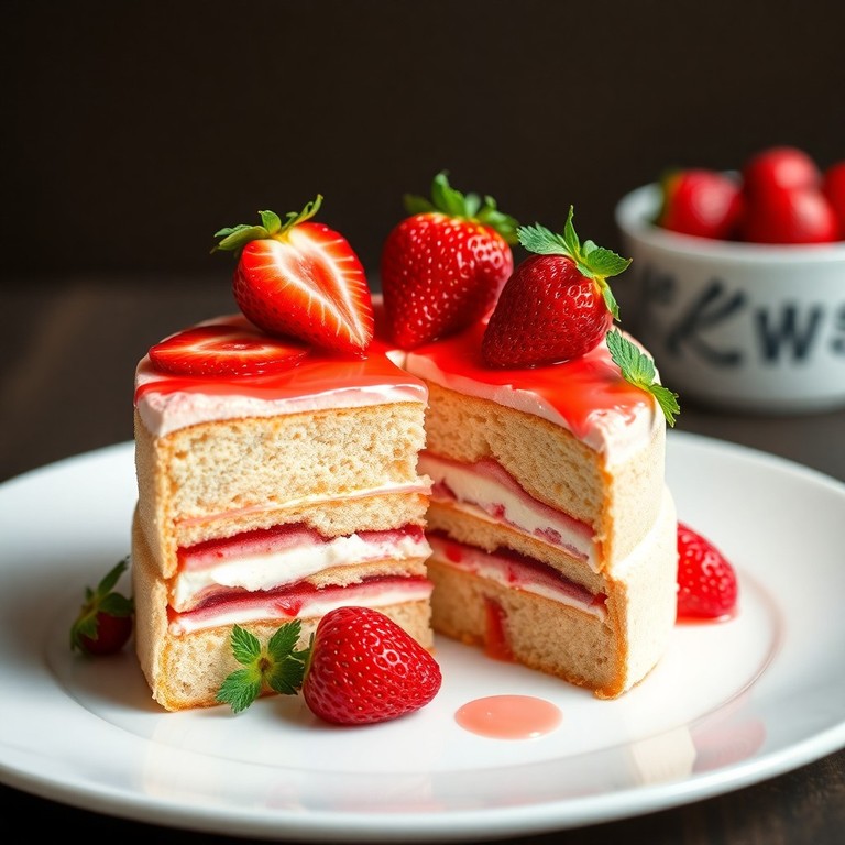 Fraisier Simplifié à la Gelée d'Agar Agar - Version Congélation