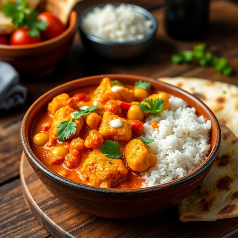 Indiase bloemkool en kikkererwten curry