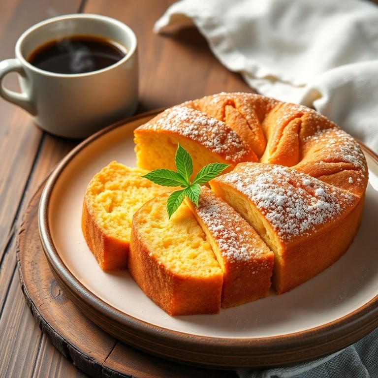 Bolo de Fubá Tradicional Assado