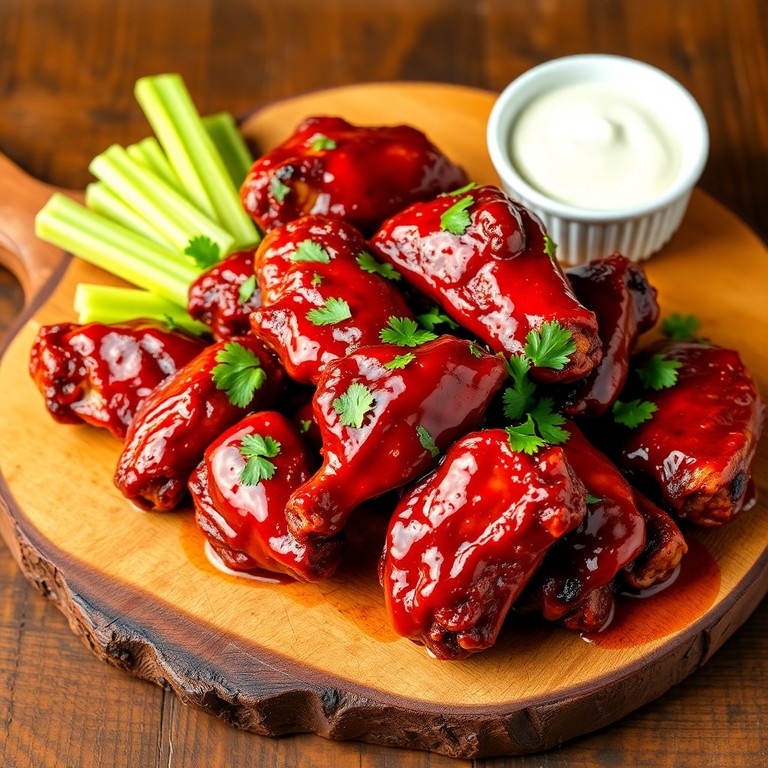 Alitas BBQ Picantes Estilo Alabama