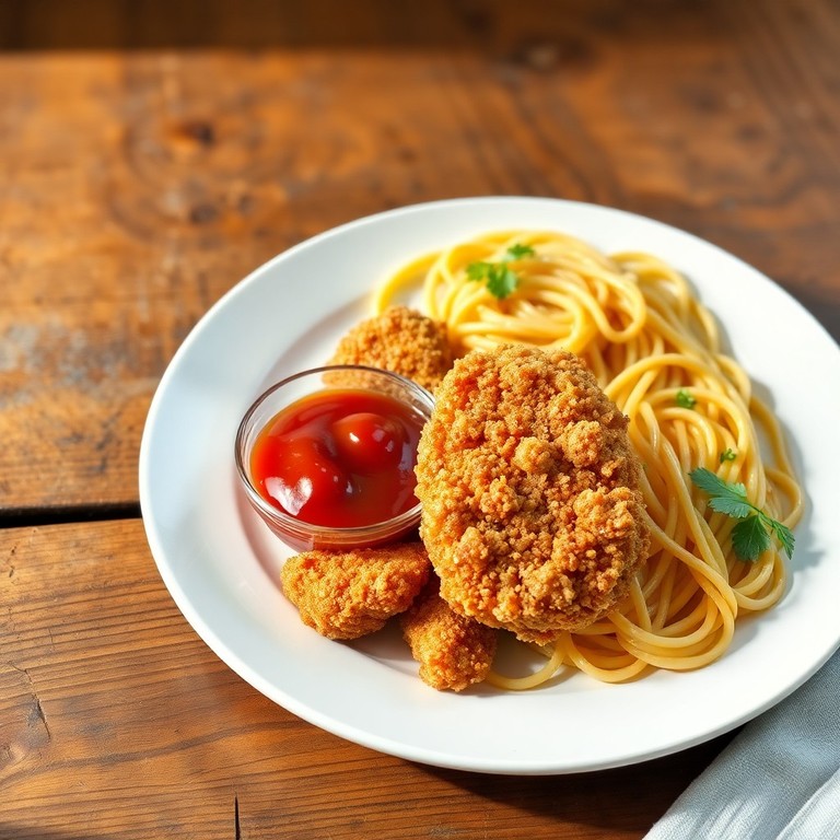 Frituras de pollo crujiente estilo occidental