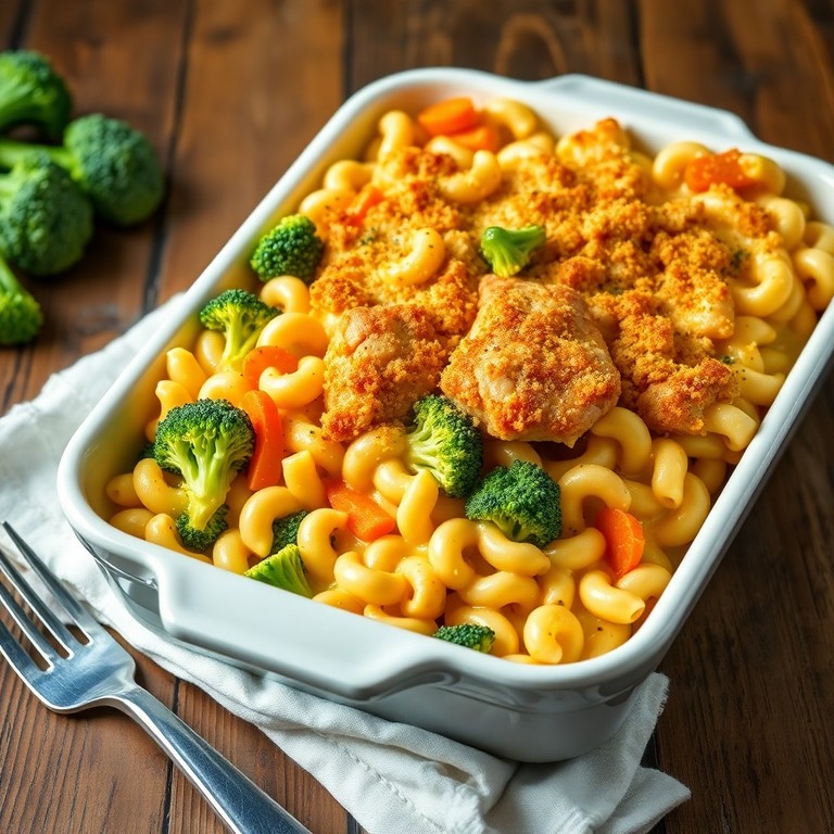 Creamy Broccoli and Velveeta Mac Bake