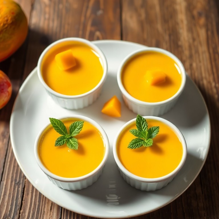 Mango Egg Custard Delight