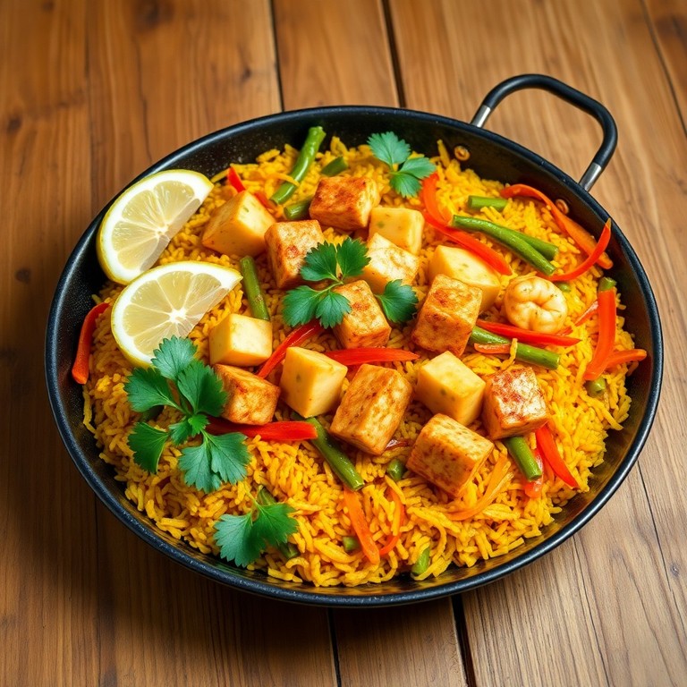 Paella Vegetal Asiática