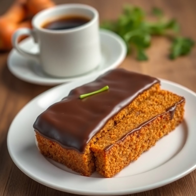 Bolo de Cenoura Clássico com Toque de Chocolate