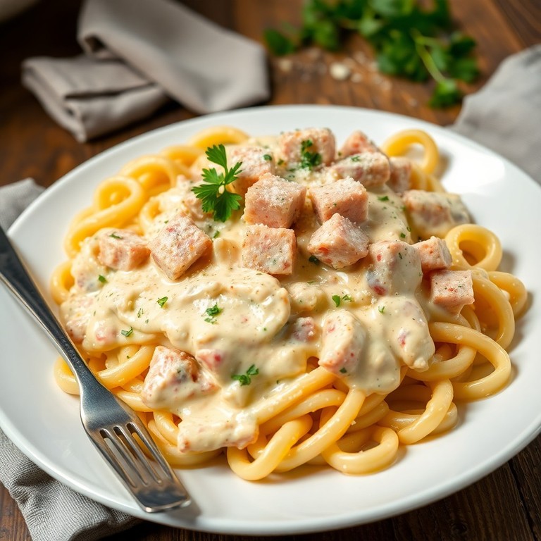 Creamy Tuna Fusilli Pasta