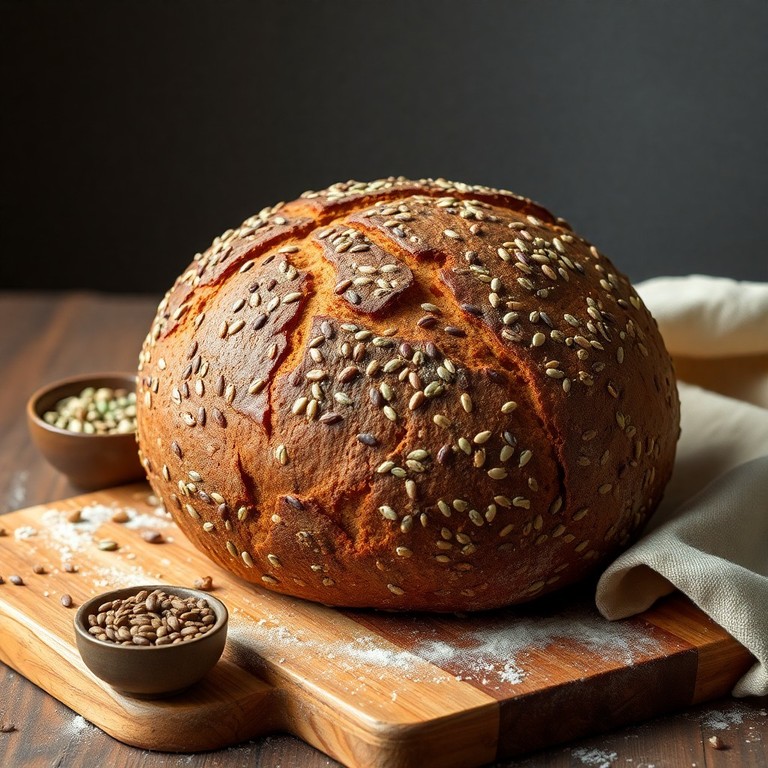Pan de Centeno Rústico con Semillas