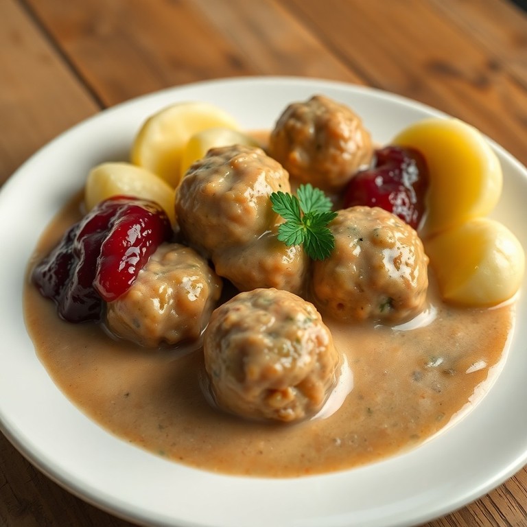 Klassiska Köttbullar med Gräddsås