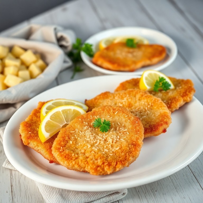 Traditionelles Wiener Schnitzel vom Kalb