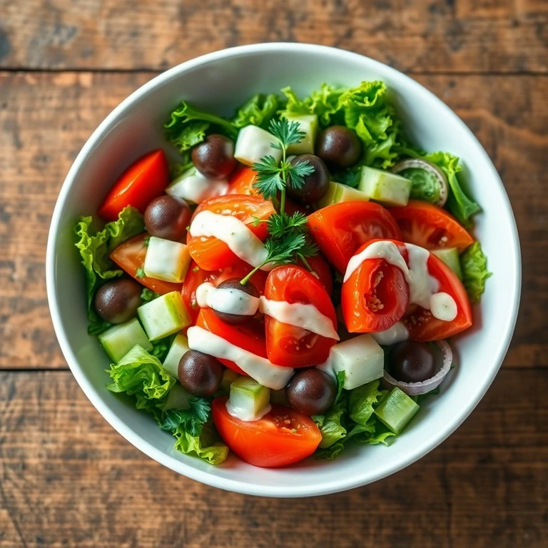 Classic Ranch Tomato & Olive Salad - Mr. Cook