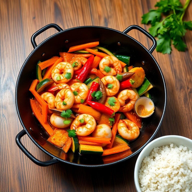 Spicy Seafood Stir-Fry