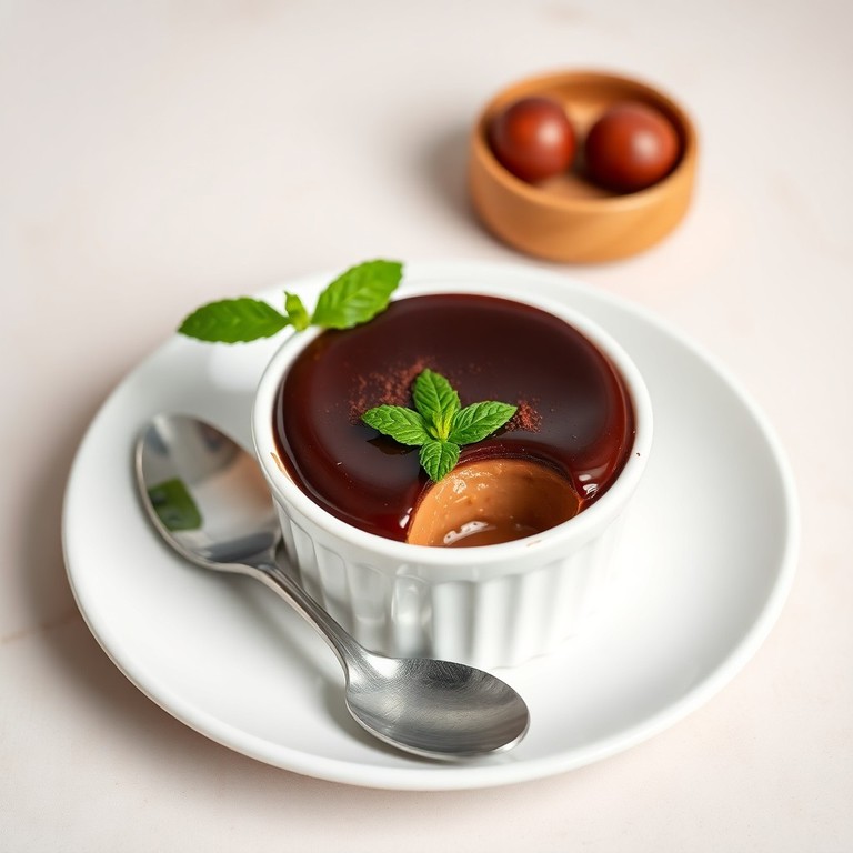 Flan Chocolat-Crème à la Cuillère