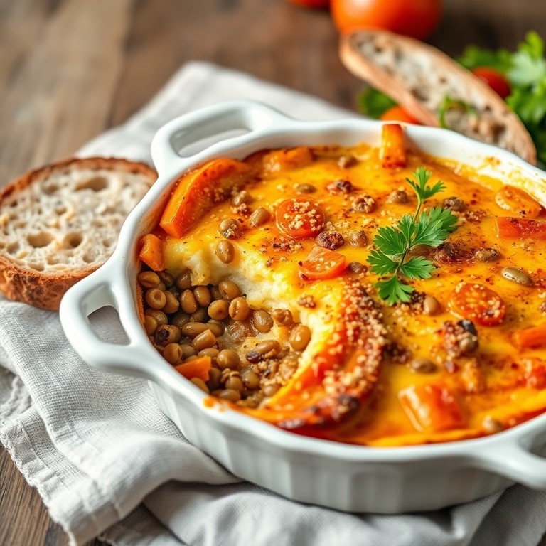 Parmentier de Lentilles Vertes à la Provençale