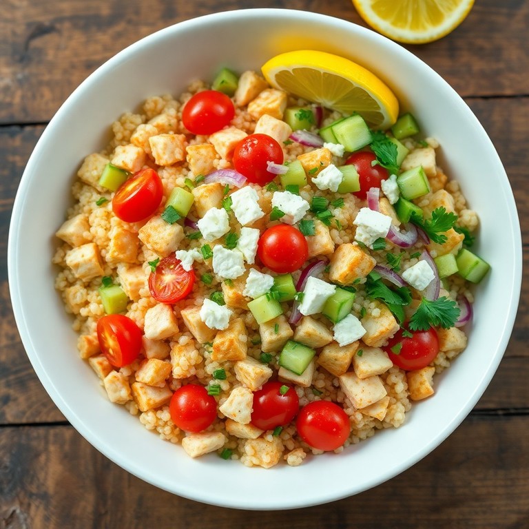 High-Protein Chicken Quinoa Salad