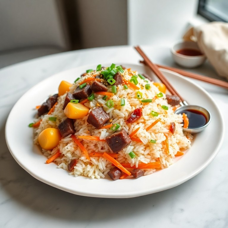 Savory Beef and Vegetable Fried Rice
