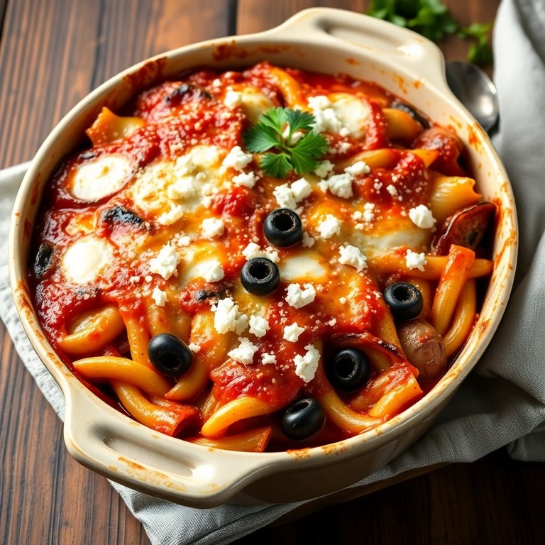 Mediterranean Baked Pasta Casserole