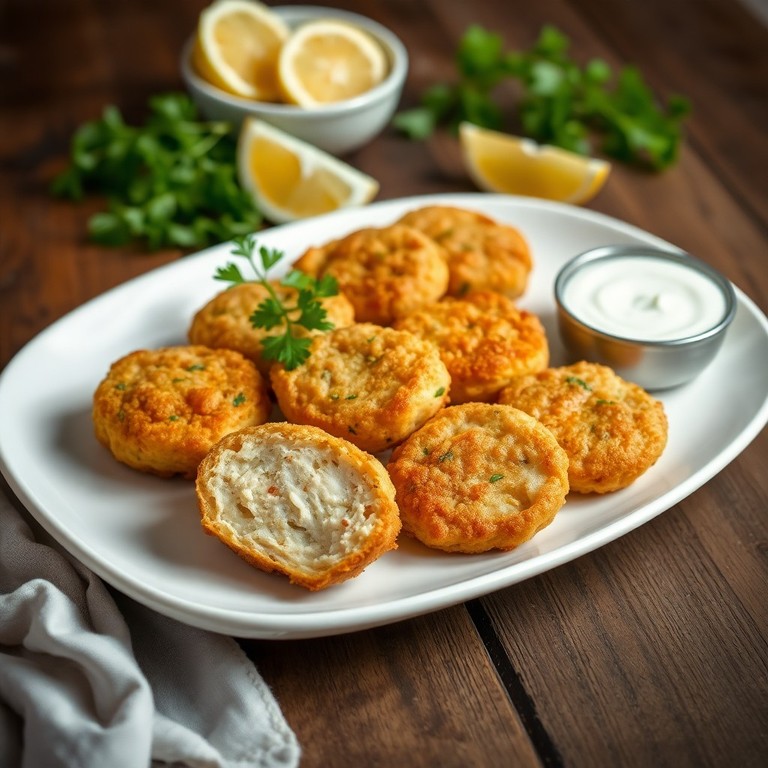 Crocchette di pollo e lupini in stile mediterraneo