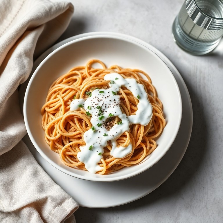 Pasta di Segale al Vapore con Salsa Leggera