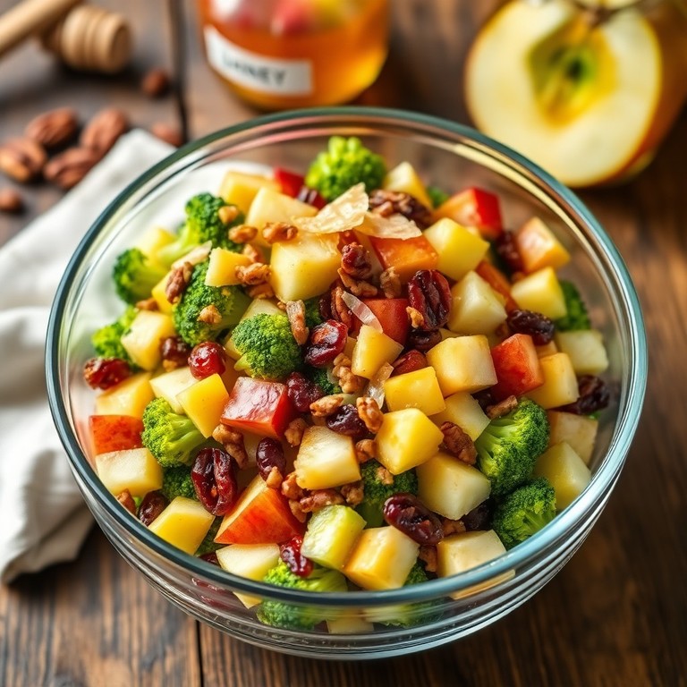 Sweet and Crunchy Honeycrisp Apple Salad
