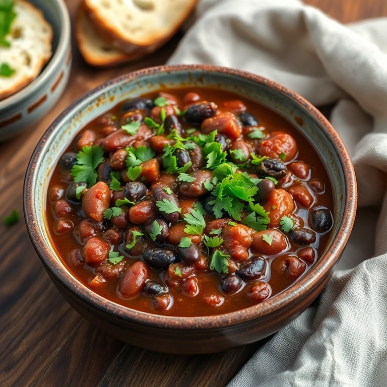 Gezouten Bonenstoof met Peterselie en Komijn