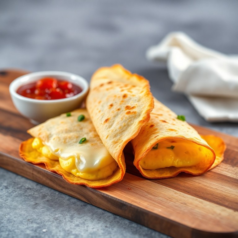 Cheesy Parmesan Tortilla Wraps