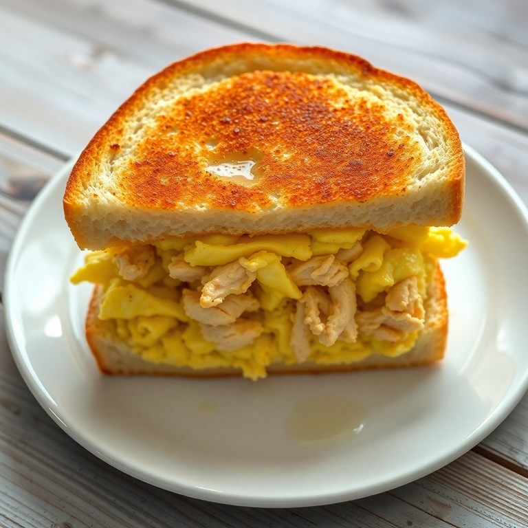 Classic Chicken and Egg Breakfast Sandwich