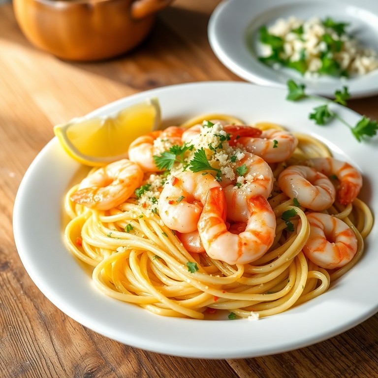 Garlic Butter Shrimp Pasta