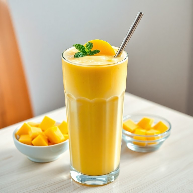 Creamy Mango Milkshake
