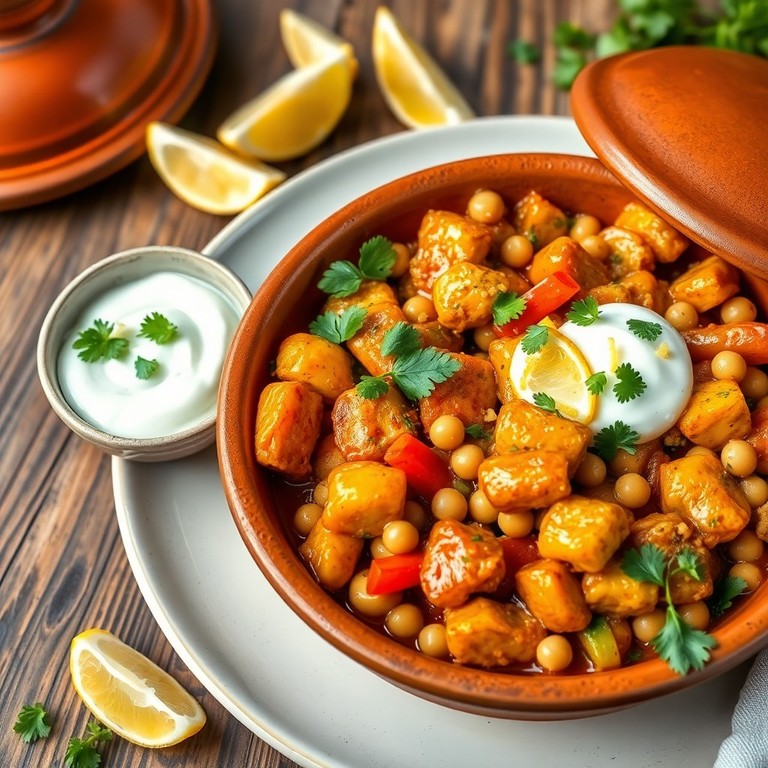 Tajine de Dinde aux Légumes et Yaourt Grec