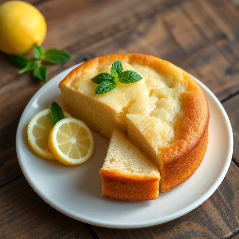Gâteau citron vegan léger
