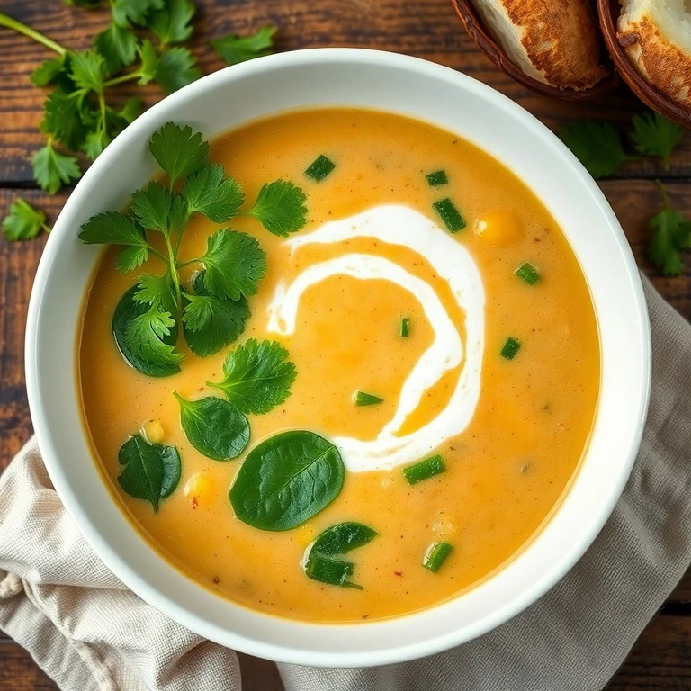 Potage Végétalien au Coconut et Gingembre - Mr. Cook