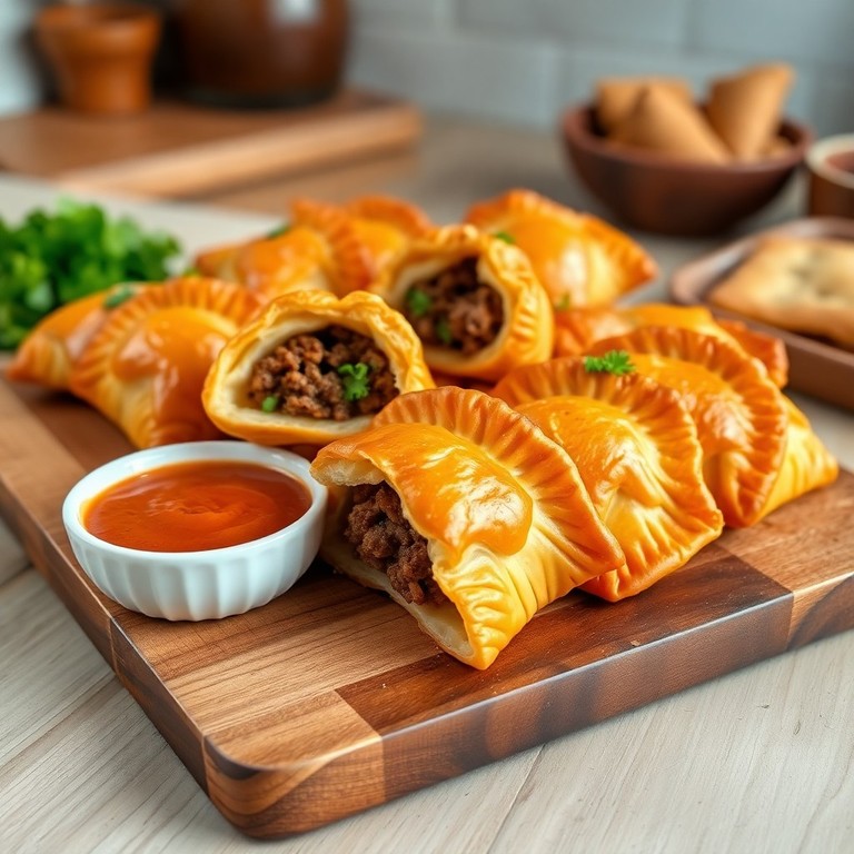 Blätterteig-Pasteten mit Hackfleischfüllung im Airfryer